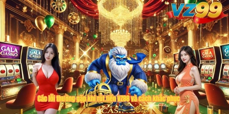 Các lỗi thường gặp khi rút tiền VZ88 và cách khắc phục